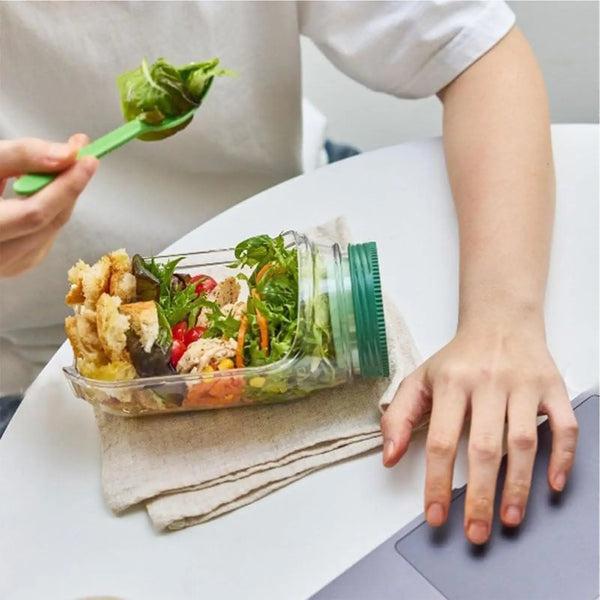 Easy Carry Salad Jar
