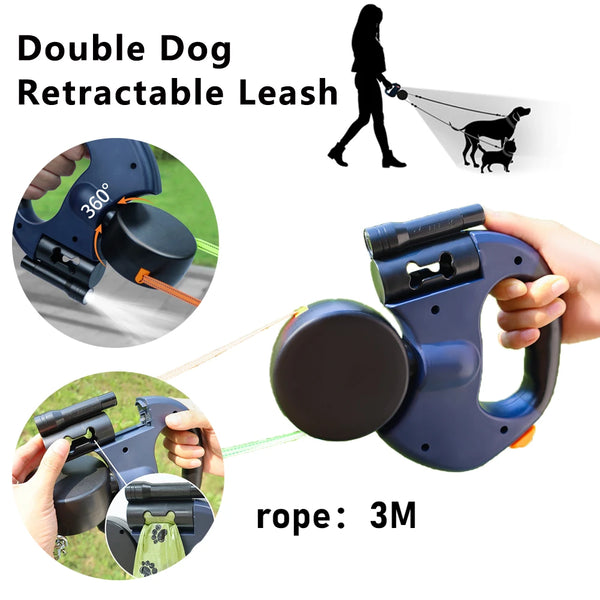 Bright Walk Dual Dog Leash